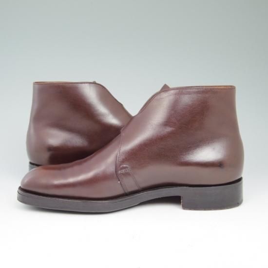 美品★ジョンロブ 7.5EE【★7595ラスト/VARESE】ジョージブーツ/カーフ/茶/JOHN LOBB★a551