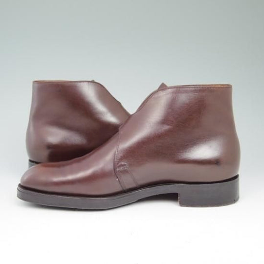 美品★ジョンロブ 7.5EE【★7595ラスト/VARESE】ジョージブーツ/カーフ/茶/JOHN LOBB★a551