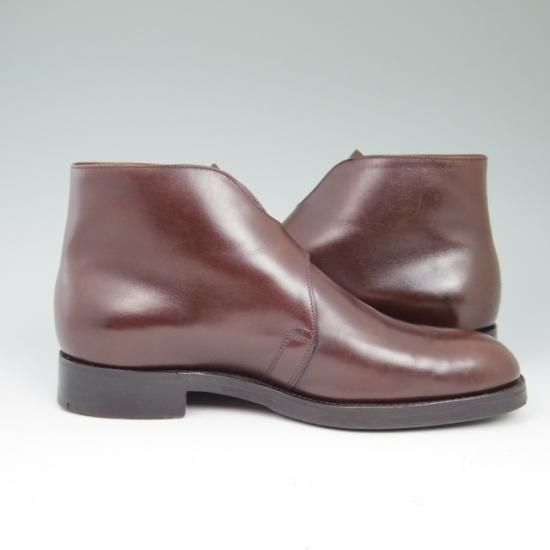 美品★ジョンロブ 7.5EE【★7595ラスト/VARESE】ジョージブーツ/カーフ/茶/JOHN LOBB★a551