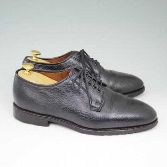 極美品★(米)アレンエドモンズ 7.5E【貴重★ブルックスブラザーズ別注/BROOKS BROTHERS】プレーントゥ/黒/メンズ/ALLEN EDMONDS★a553
