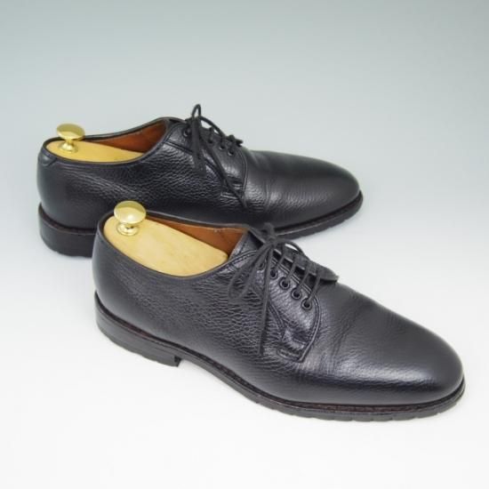 極美品★(米)アレンエドモンズ 7.5E【貴重★ブルックスブラザーズ別注/BROOKS BROTHERS】プレーントゥ/黒/メンズ/ALLEN EDMONDS★a553