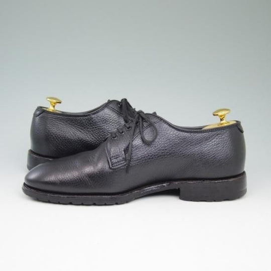極美品★(米)アレンエドモンズ 7.5E【貴重★ブルックスブラザーズ別注/BROOKS BROTHERS】プレーントゥ/黒/メンズ/ALLEN EDMONDS★a553