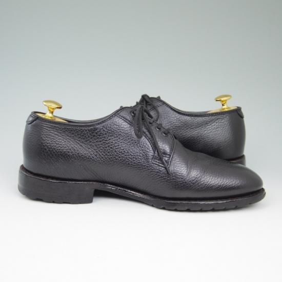 極美品★(米)アレンエドモンズ 7.5E【貴重★ブルックスブラザーズ別注/BROOKS BROTHERS】プレーントゥ/黒/メンズ/ALLEN EDMONDS★a553