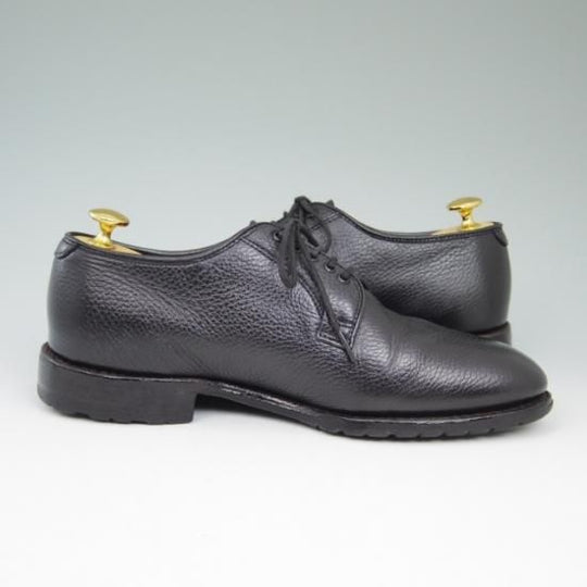 極美品★(米)アレンエドモンズ 7.5E【貴重★ブルックスブラザーズ別注/BROOKS BROTHERS】プレーントゥ/黒/メンズ/ALLEN EDMONDS★a553