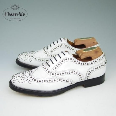 美品★チャーチ(レディース) 36【★BURWOOD MET2/スタッズ/フルブローグ】CHURCH'S★a554