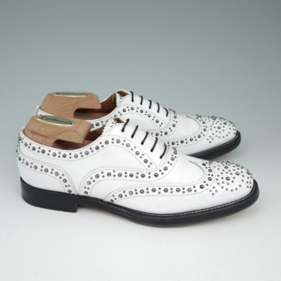 美品★チャーチ(レディース) 36【★BURWOOD MET2/スタッズ/フルブローグ】CHURCH'S★a554