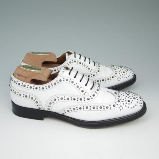 美品★チャーチ(レディース) 36【★BURWOOD MET2/スタッズ/フルブローグ】CHURCH'S★a554
