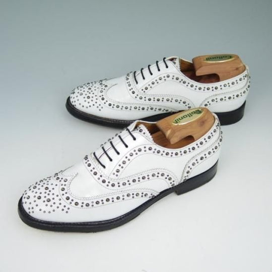 美品★チャーチ(レディース) 36【★BURWOOD MET2/スタッズ/フルブローグ】CHURCH'S★a554
