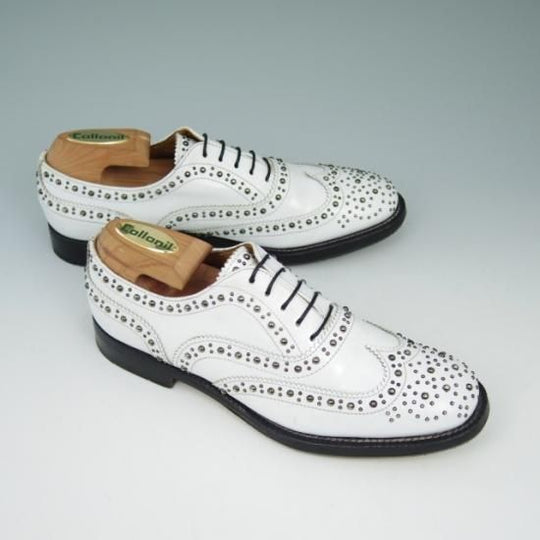 美品★チャーチ(レディース) 36【★BURWOOD MET2/スタッズ/フルブローグ】CHURCH'S★a554