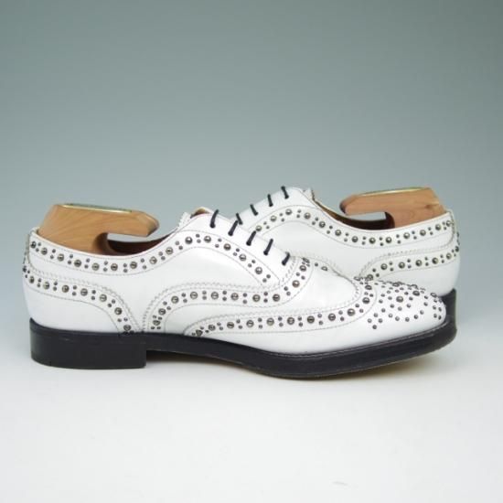 美品★チャーチ(レディース) 36【★BURWOOD MET2/スタッズ/フルブローグ】CHURCH'S★a554
