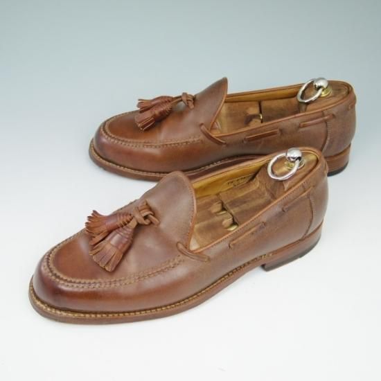美品★フラテッリ ジャコメッティ 40【★つま先コードバン/タッセルローファー】F,lli Giacometti★a556