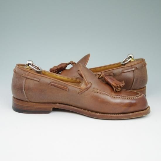 美品★フラテッリ ジャコメッティ 40【★つま先コードバン/タッセルローファー】F,lli Giacometti★a556