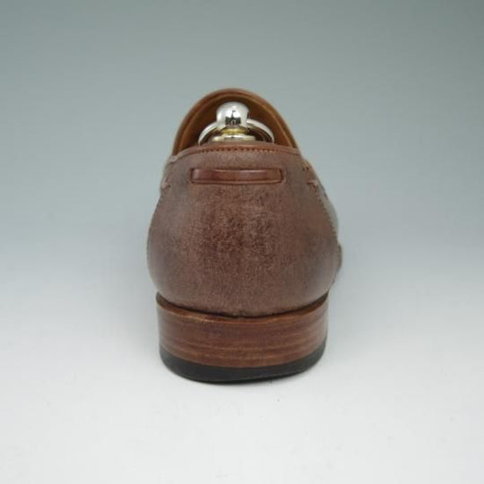 美品★フラテッリ ジャコメッティ 40【★つま先コードバン/タッセルローファー】F,lli Giacometti★a556