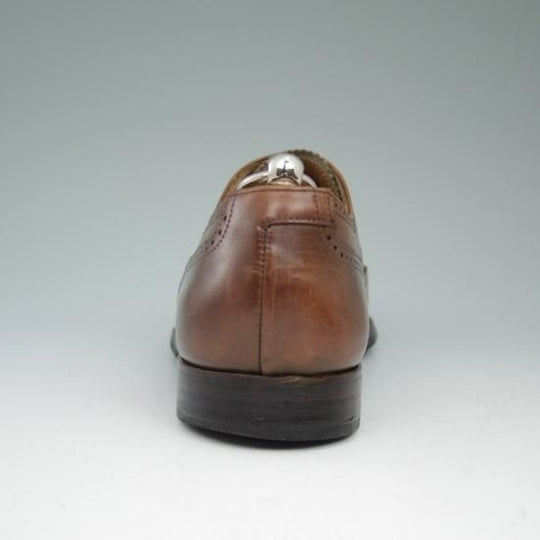 ★クロケット＆ジョーンズ 7E【★SHIPS別注/シップス】ブラインドブローグ/DRUMMOND/348ラスト/カーフ/茶/メンズ/Crockett&Jones★a561