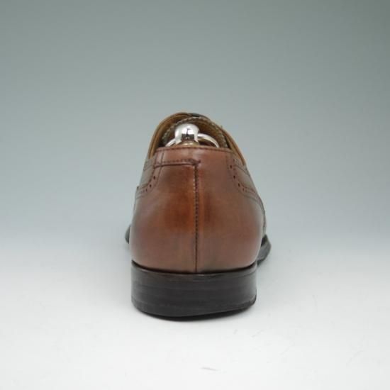 ★クロケット＆ジョーンズ 7E【★SHIPS別注/シップス】ブラインドブローグ/DRUMMOND/348ラスト/カーフ/茶/メンズ/Crockett&Jones★a561