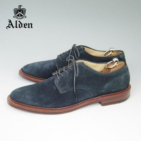 極美品★オールデン 8D【★29331F/バリーラスト/スエード/プレーントゥ/Leather Soul別注】ALDEN★a566