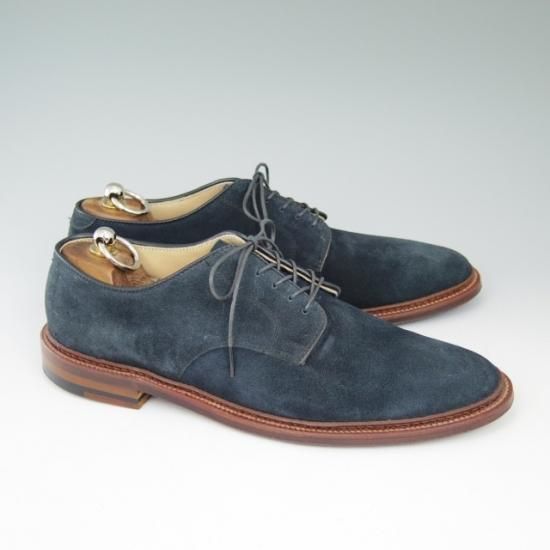 【美品】オールデン スエード　プレーントゥ　alden ALDEN 】オールデン N6438 スウエード プレーントゥーシューズの