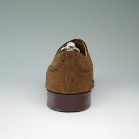 極美品★チーニー 7F【★CURZON/6184/スエード/セミブローグ】CHEANEY★a567