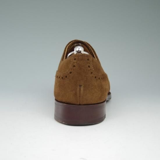 極美品★チーニー 7F【★CURZON/6184/スエード/セミブローグ】CHEANEY★a567