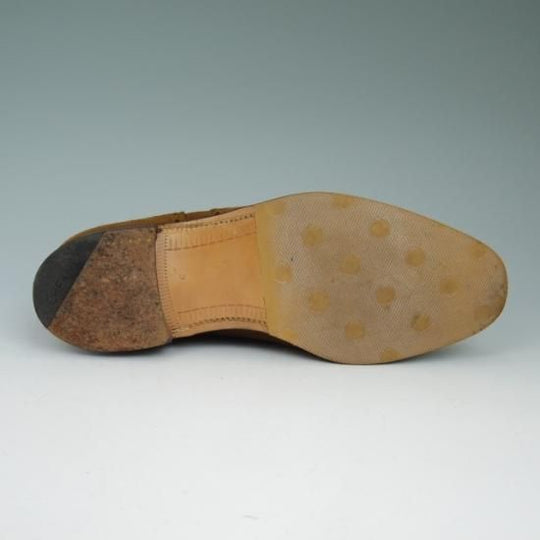 極美品★チーニー 7F【★CURZON/6184/スエード/セミブローグ】CHEANEY★a567