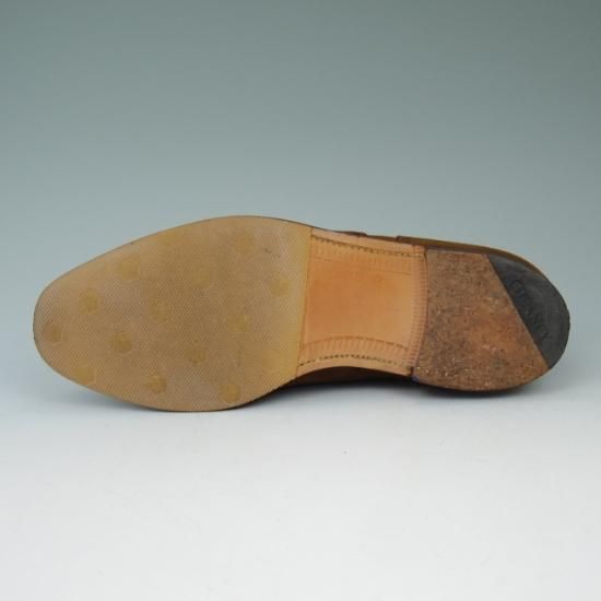 極美品★チーニー 7F【★CURZON/6184/スエード/セミブローグ】CHEANEY★a567