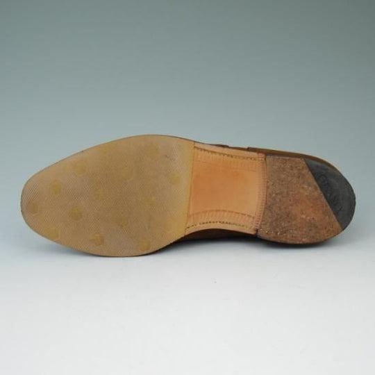 極美品★チーニー 7F【★CURZON/6184/スエード/セミブローグ】CHEANEY★a567
