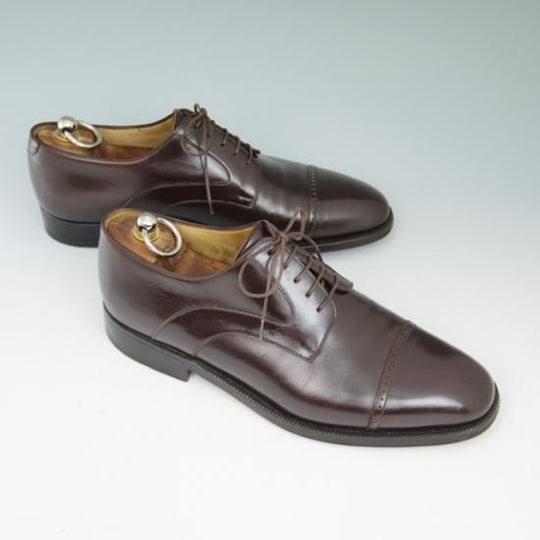 極上★エンツォボナフェ 6.5【★パンチドキャップトゥ】BEAMS別注 Enzo Bonafe★a569