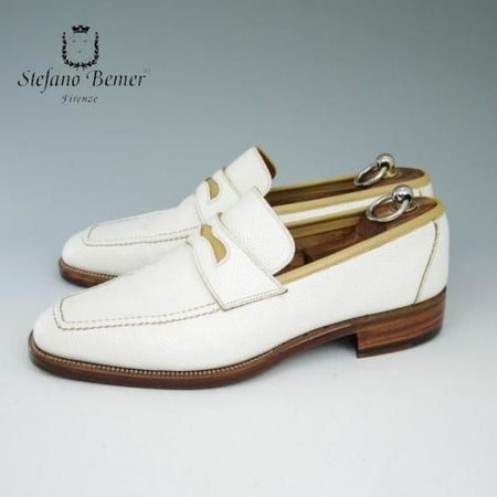 極上★ステファノベーメル 40【定18万★コインローファー】Stefano Bemer★a570