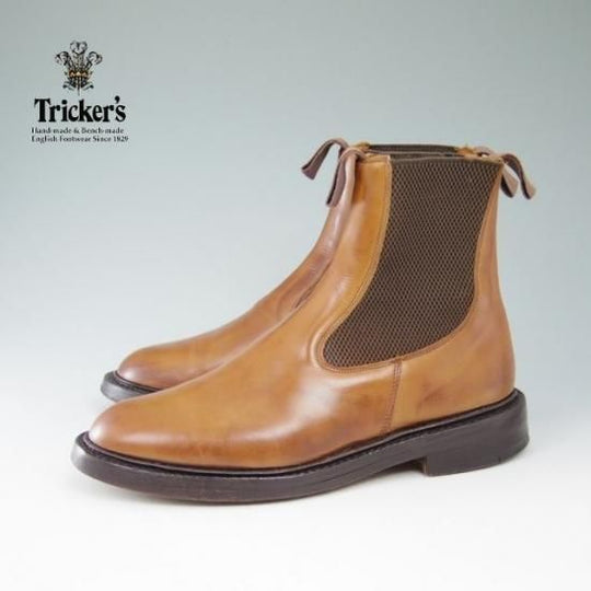 美品★トリッカーズ 7.5【★サイドゴア/ブーツ/5738】Tricker's★a577