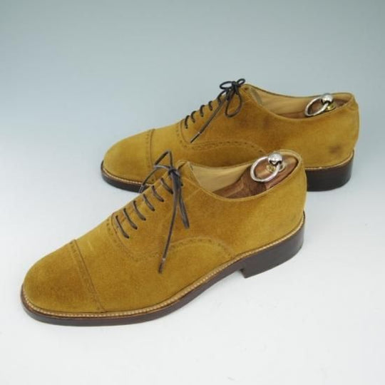 ★シルヴァノ・ラッタンジ UK8程度【定30万★クォーターブローグ】Silvano Lattanzi★a578