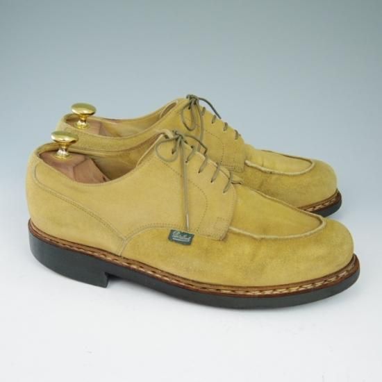 極上★パラブーツ SIZE  8.5【★シャンボード/CHAMBORD】薄茶/スエード/TEXソール/Uチップ/茶/Paraboot★a583