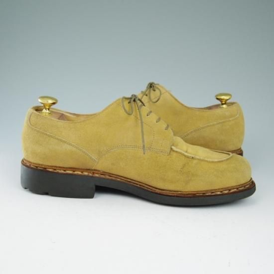 極上★パラブーツ SIZE  8.5【★シャンボード/CHAMBORD】薄茶/スエード/TEXソール/Uチップ/茶/Paraboot★a583