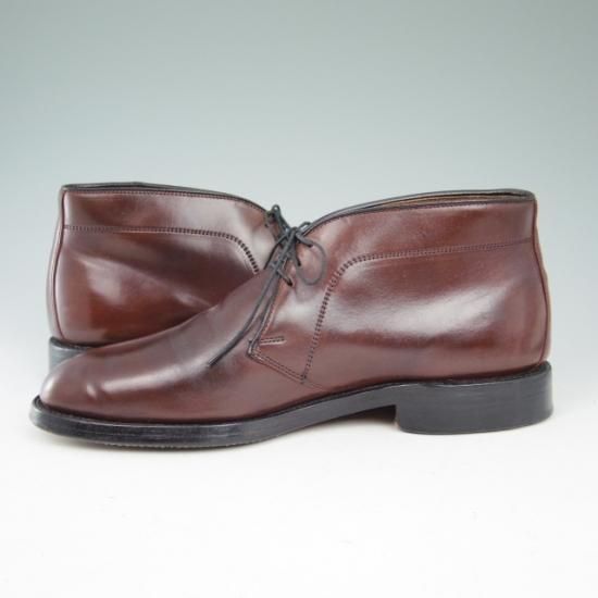 極上★(米)アレンエドモンズ 7.5E【定価15万円以上★コードバン/Chukka】チャッカブーツ/赤茶/メンズ/ALLEN EDMONDS★a587