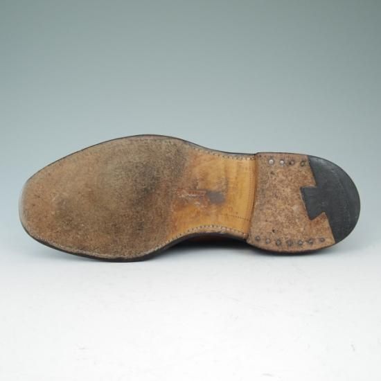 極上★(米)アレンエドモンズ 7.5E【定価15万円以上★コードバン/Chukka】チャッカブーツ/赤茶/メンズ/ALLEN EDMONDS★a587
