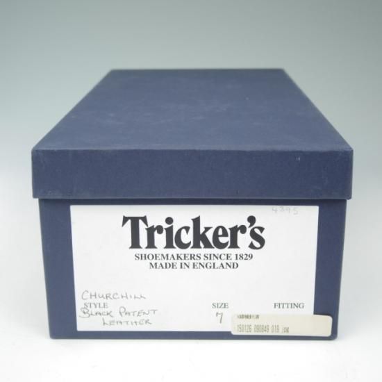 新品★トリッカーズ 7【★ルームシューズ/スリッパー/パテント/Churchill】Tricker's★a593