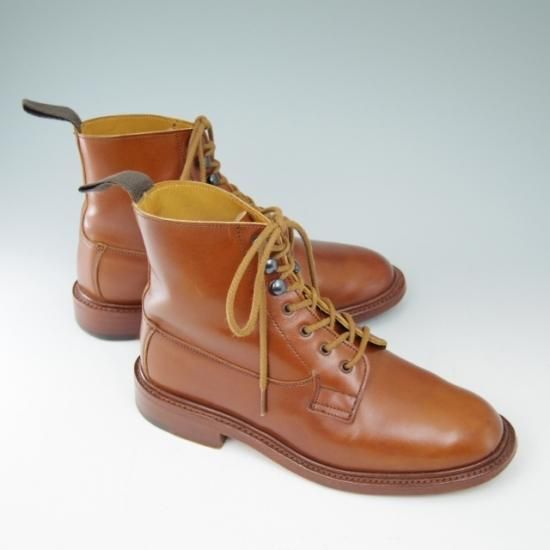 ★トリッカーズ(レディース)  SIZE 4.5【★カントリー/プレーントゥ/ブーツ/L7390】Tricker's★a595
