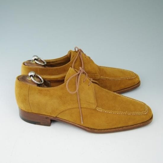 極美品★ボノーラ 6.5【★スエード/Uチップ/ハンドソーンウェルテッド】BONORA/旧ボノーラ★a598