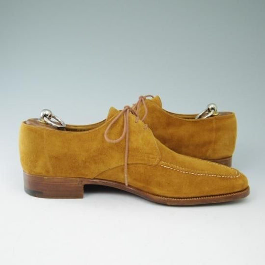 極美品★ボノーラ 6.5【★スエード/Uチップ/ハンドソーンウェルテッド】BONORA/旧ボノーラ★a598