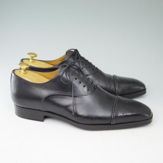 極美品★サントーニ 5.5【★セミブローグ】Santoni★a599