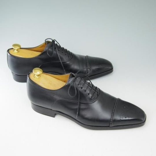 極美品★サントーニ 5.5【★セミブローグ】Santoni★a599