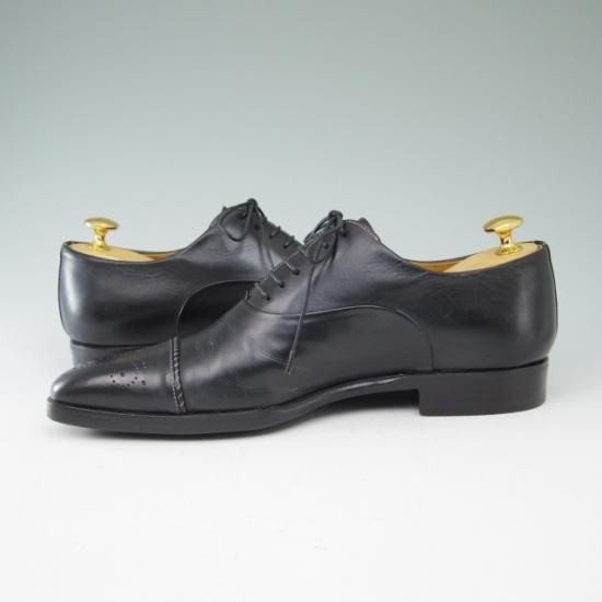 極美品★サントーニ 5.5【★セミブローグ】Santoni★a599