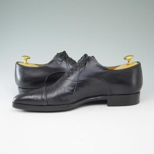 極美品★サントーニ 5.5【★セミブローグ】Santoni★a599