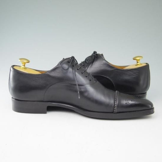 極美品★サントーニ 5.5【★セミブローグ】Santoni★a599