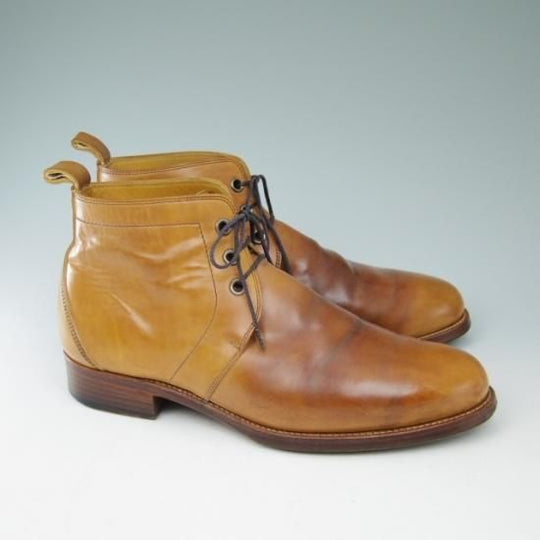 極上★ショセ 42/26cm【コードバン★ナチュラル】チャッカブーツ/Chausser★a601