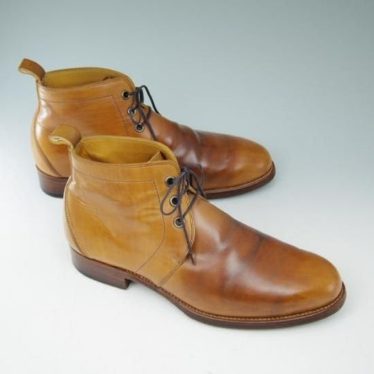 極上★ショセ 42/26cm【コードバン★ナチュラル】チャッカブーツ/Chausser★a601