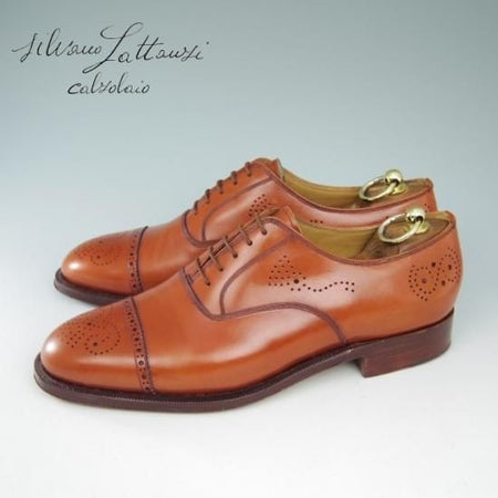 ほぼ新品★シルヴァノ・ラッタンジ 8.5【★セミブローグ/サンモトヤマ別注】Silvano Lattanzi★a604