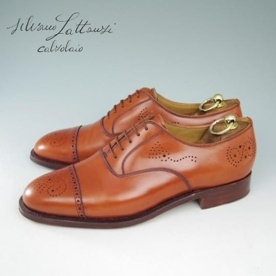 ほぼ新品★シルヴァノ・ラッタンジ 8.5【★セミブローグ/サンモトヤマ別注】Silvano Lattanzi★a604