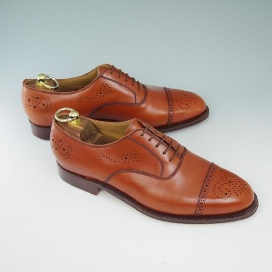 ほぼ新品★シルヴァノ・ラッタンジ 8.5【★セミブローグ/サンモトヤマ別注】Silvano Lattanzi★a604