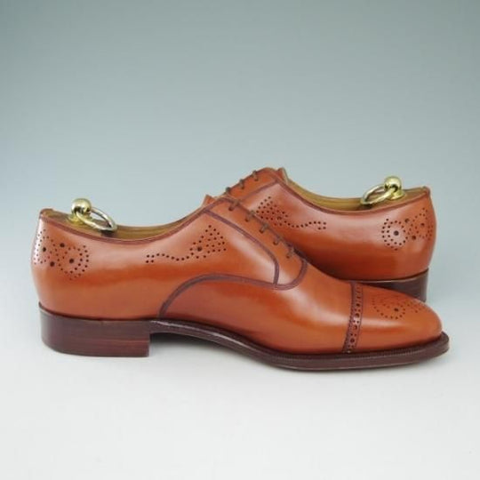 ほぼ新品★シルヴァノ・ラッタンジ 8.5【★セミブローグ/サンモトヤマ別注】Silvano Lattanzi★a604