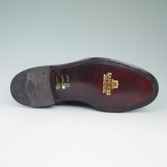 未使用★サンダース 6【★ストレートチップ】9802B/SANDERS★a605